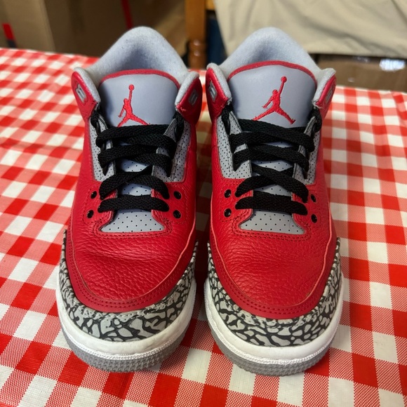 Nike Air Jordan 3 Retro SE GS III Fire Red All Star Game Chicago CQ0488-600 5.5Y - Picture 7 of 9